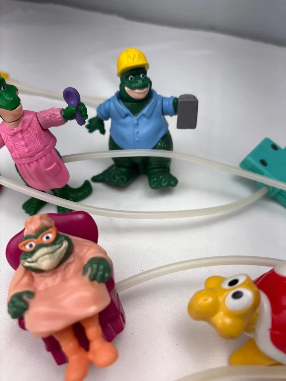 McDonalds 1990s Dinosaur Family Toys Figurines Set Retro Kids Meal Lot